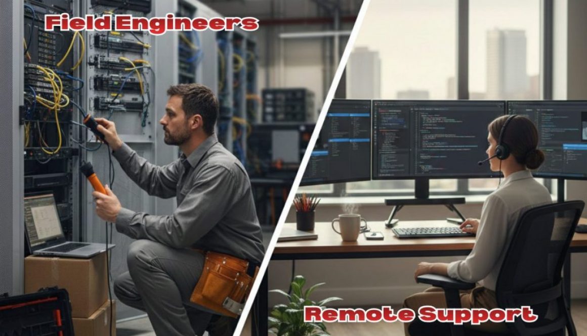 Field Engineers vs. Remote Support: When Businesses Need Hands-On Expertise